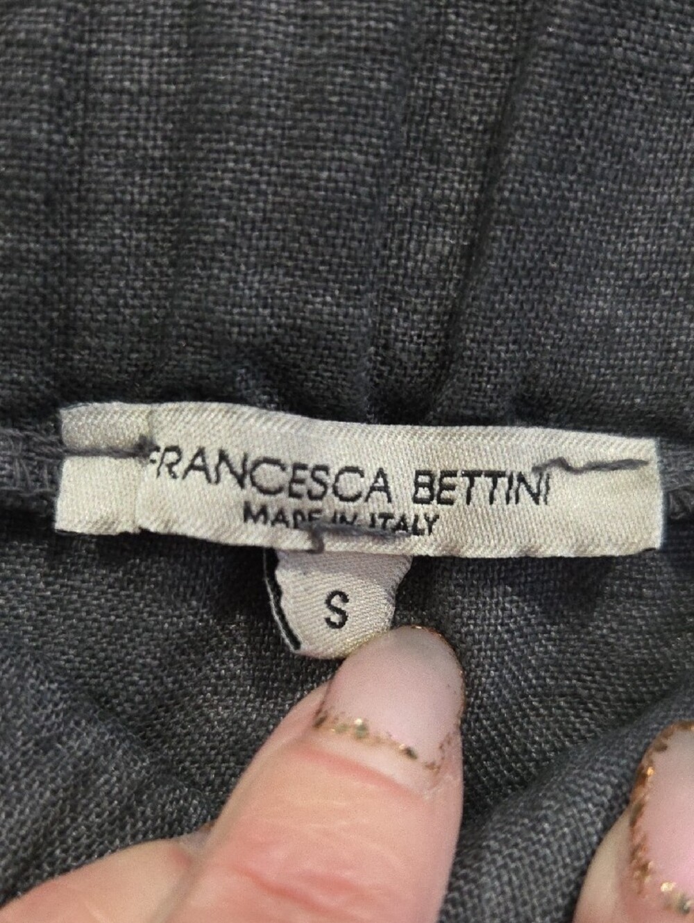 Francesca Bettini Italian Linen Midi Skirt - Picture 2 of 5